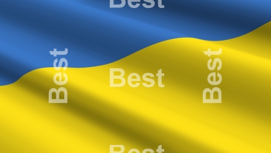 Ukrainian flag background
