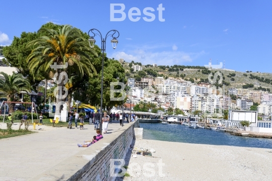 View of the city Saranda