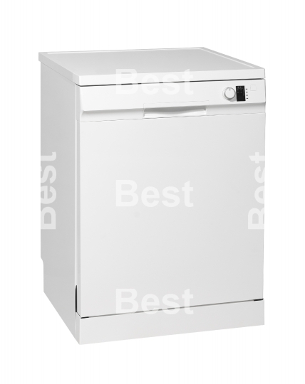 White dishwasher