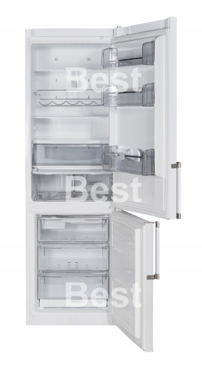 White open refrigerator