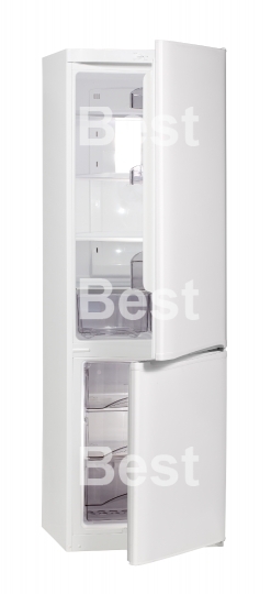 White open refrigerator