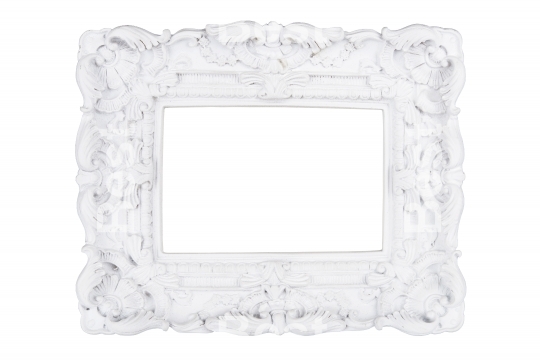 White picture frame