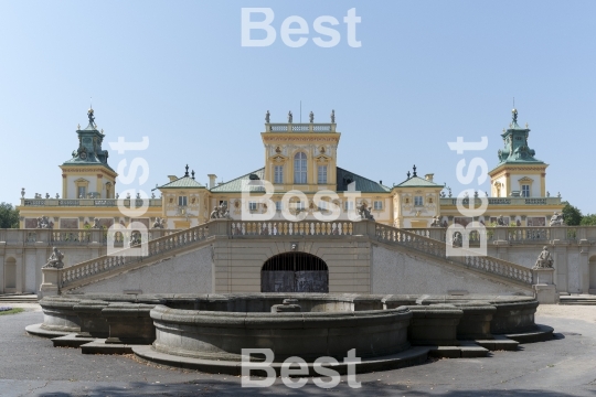 Wilanow Royal Palace in Warsaw