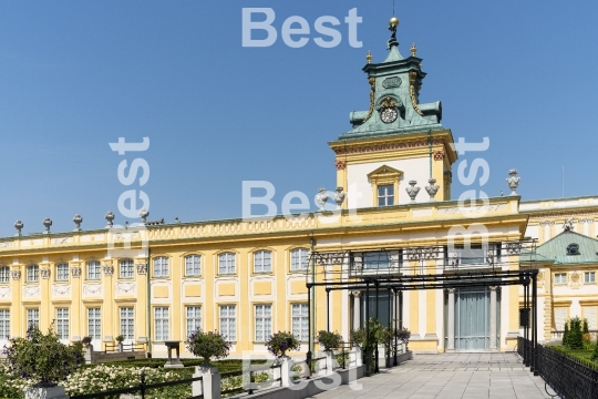 Wilanow Royal Palace in Warsaw