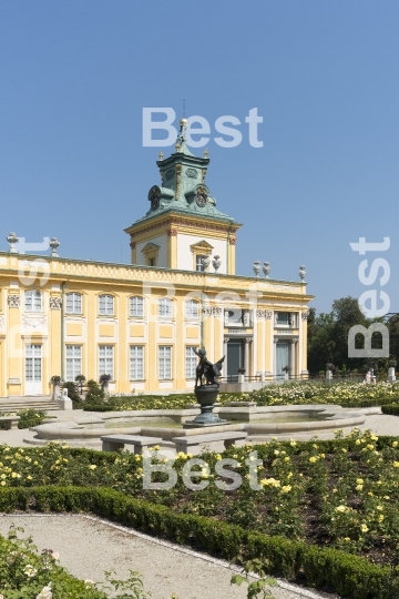 Wilanow Royal Palace in Warsaw.