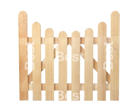 Wooden fence