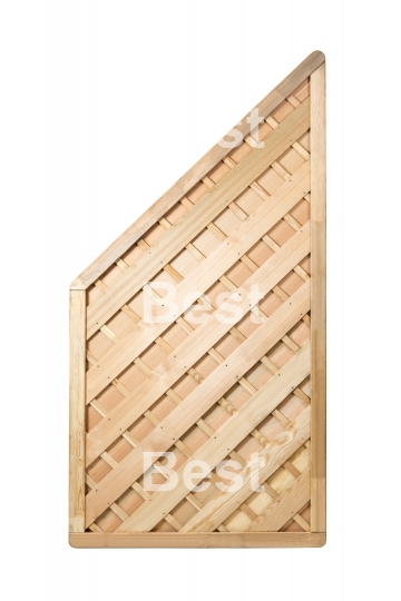 Wooden fence panel