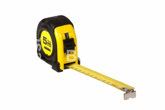 Yellow measure tape