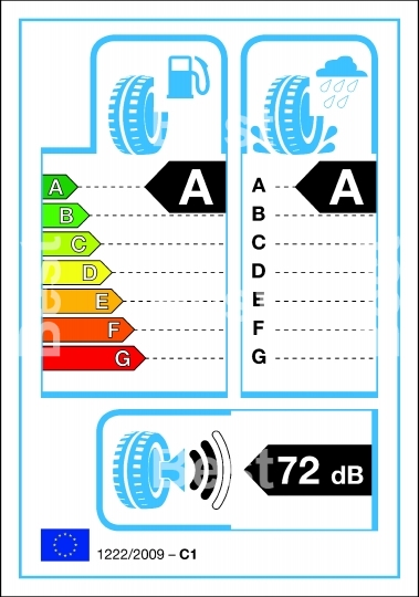 Tyre new rating graph label