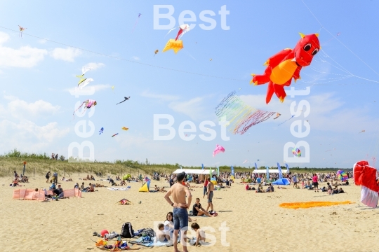 2018 Kite Festival on Sobieszewo Island.