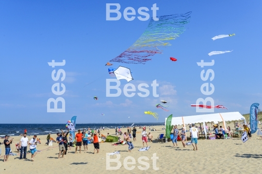 2018 Kite Festival on Sobieszewo Island.