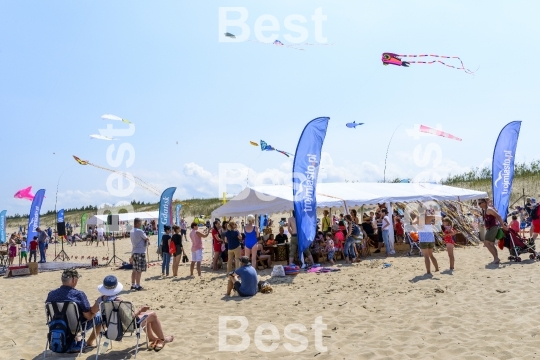 2018 Kite Festival on Sobieszewo Island.