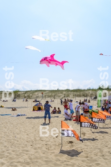 2018 Kite Festival on Sobieszewo Island.