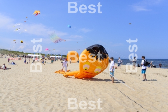 2018 Kite Festival on Sobieszewo Island.