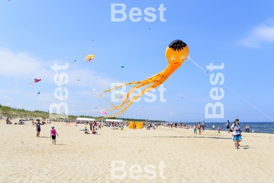 2018 Kite Festival on Sobieszewo Island.