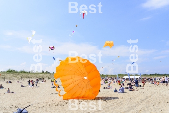 2018 Kite Festival on Sobieszewo Island.