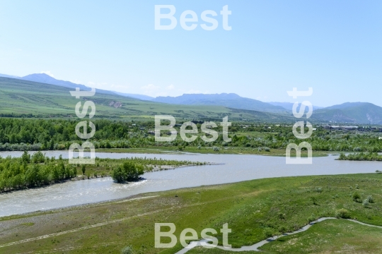 Aragvi and Kura rivers