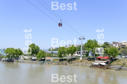 Cable car in Tbilisi