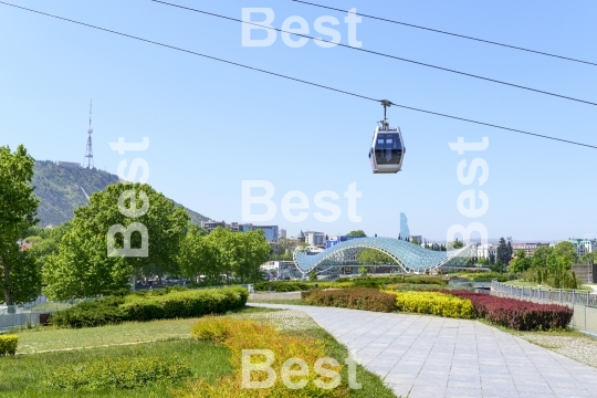 Cable car in Tbilisi