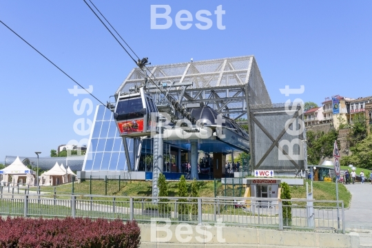 Cable car in Tbilisi