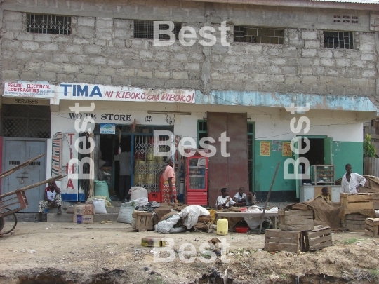 Colonial shop in Kenya