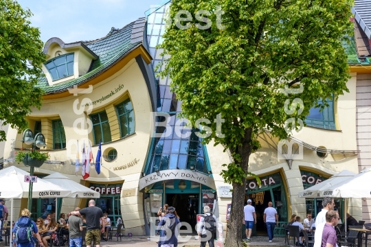 Crooked house in Sopot