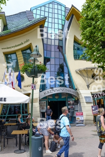 Crooked house in Sopot