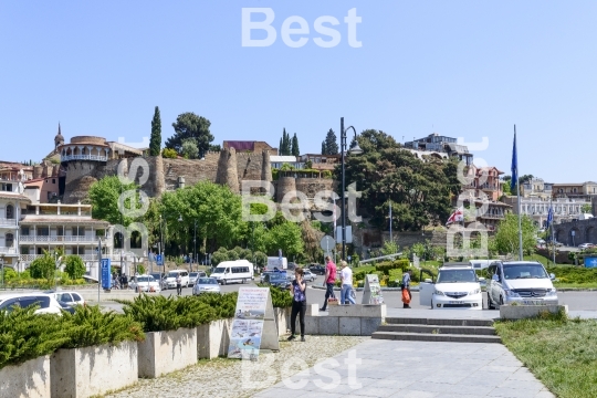 Europe Square in Tbilisi