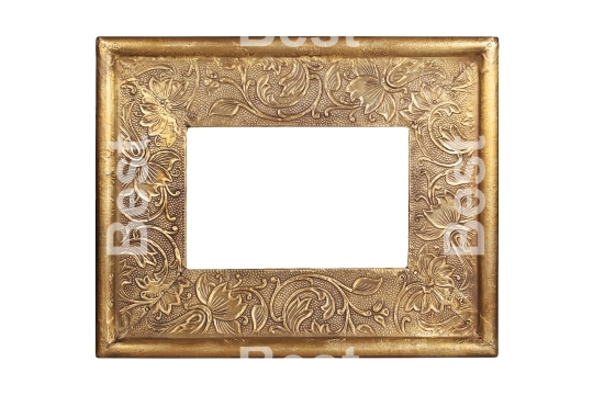 Gold picture frame