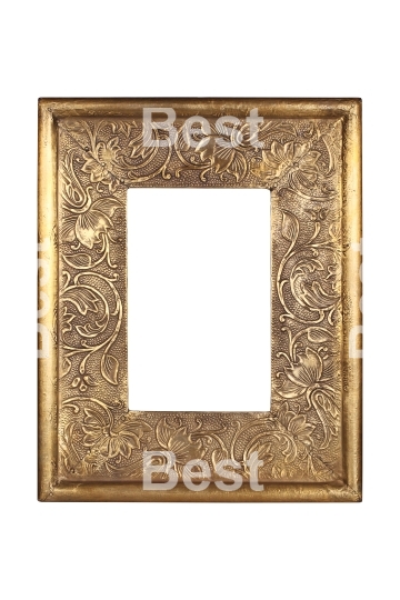 Gold picture frame