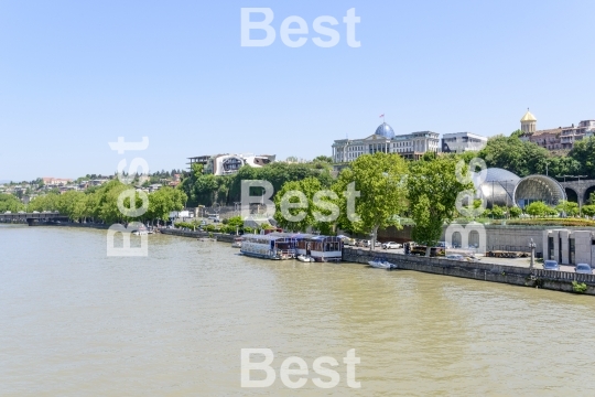 Kura River in Tbilisi