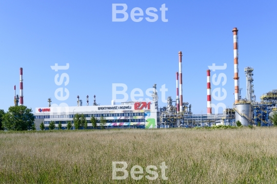 Lotos petrochemical plant in Gdansk.