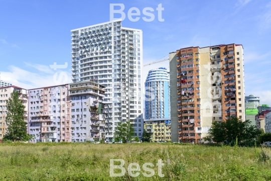 Multi-storey residential buildings in Batumi, Georgia