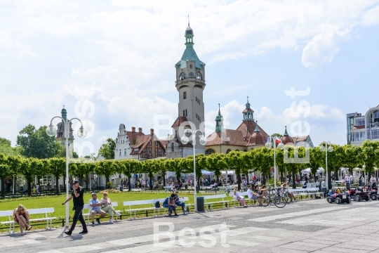 Old lighthouse in Sopot