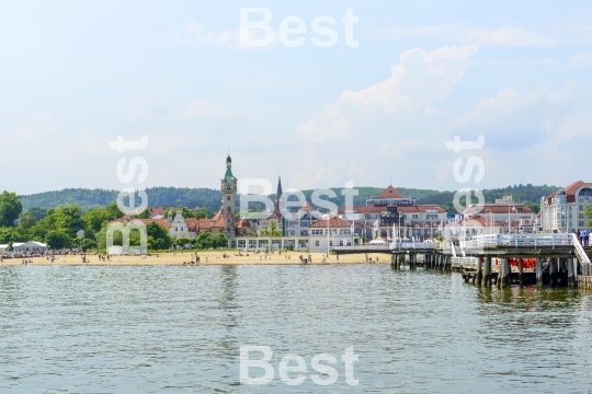 Pier in Sopot by the Baltic Sea