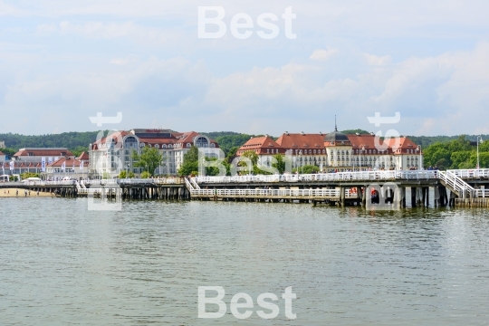 Pier in Sopot by the Baltic Sea