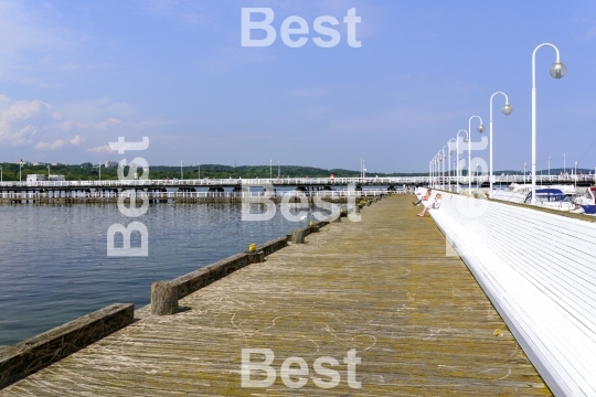 Pier in Sopot by the Baltic Sea