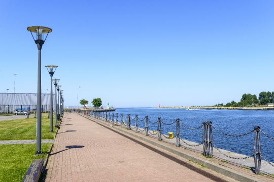 Promenade on the Baltic Sea